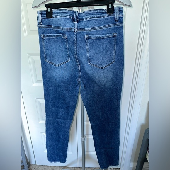 Altar'd State Blue Distressed Boyfriend Jeans - Picture 6 of 6